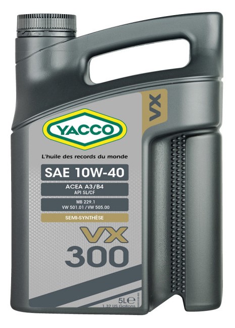 Масло моторное YACCO VX 300 10W40 5л-  тг.