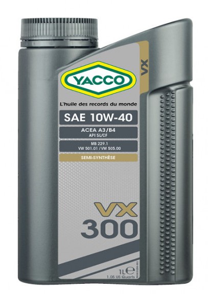 Масло моторное YACCO VX 300 10W40 1л-  тг.