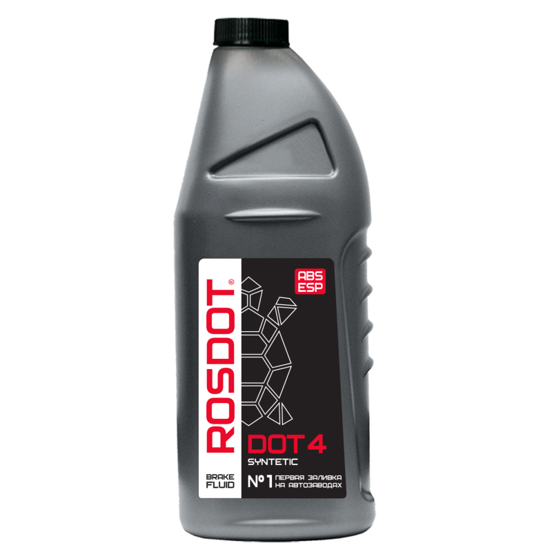 Тормозная жидкость ROSDOT 4, 910гр.-  тг.