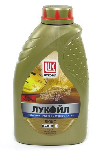 Масло моторное ЛУКОЙЛ ЛЮКС полусинтетическое SL/CF 5W-40 1л-  тг.